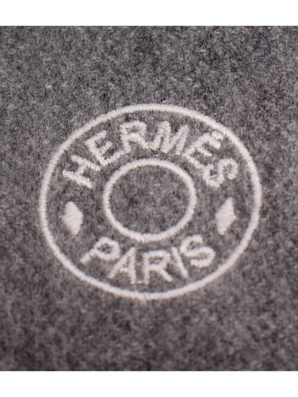 Hermes Scarf Cashmere Scarves Gray - Picture 8 of 8